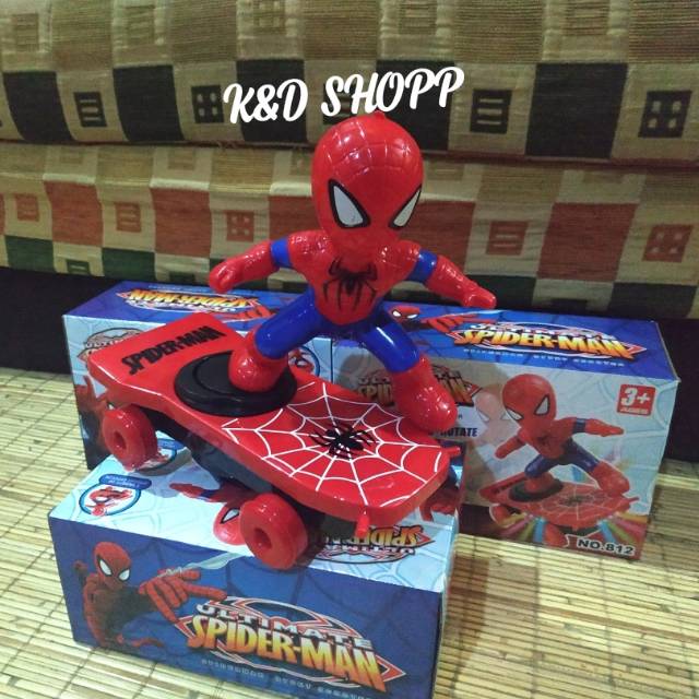  MAINAN  SKATE BOARD SKATE BOARD SPIDERMAN MAINAN  SUPER HERO 