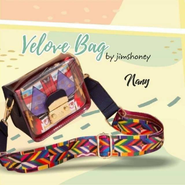 JIMS HONEY VELOVE BAG JIMSHONEY VELOVE JH ORIGINAL TAS WANITA IMPOR