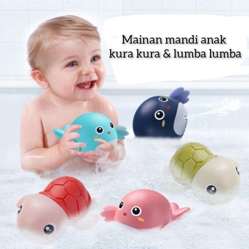 Mainan Mandi Bayi Bentuk Paus