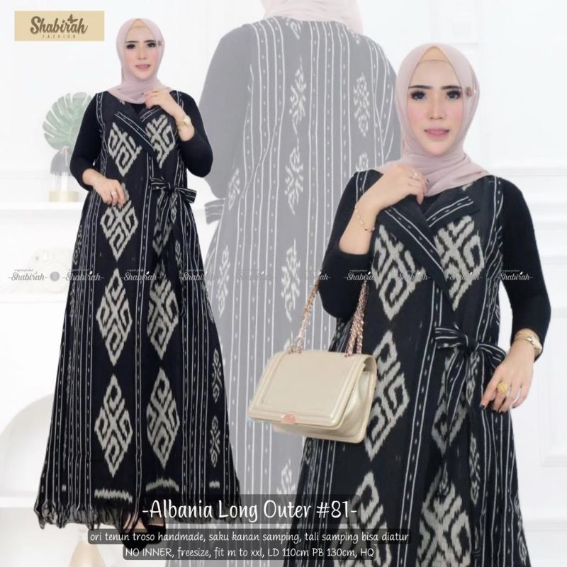 Albania long Cardi/outer by shabirah
