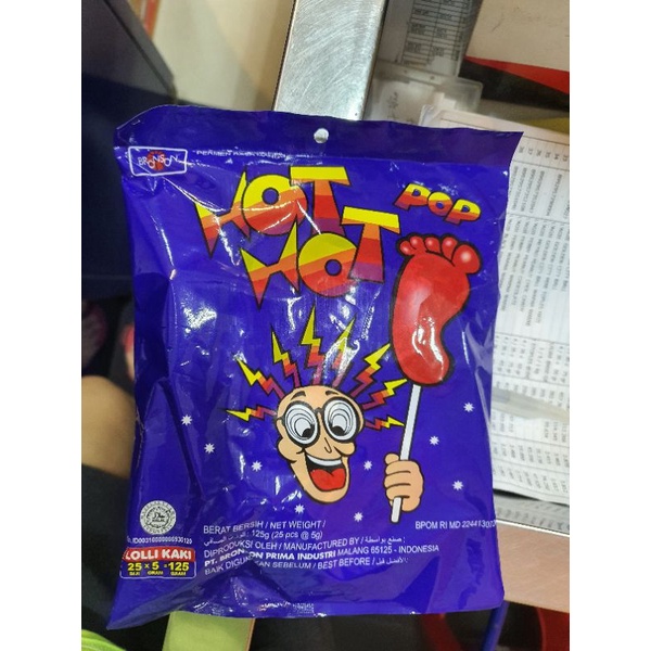 

Hot Hot Pop Lolli Kaki 125gr