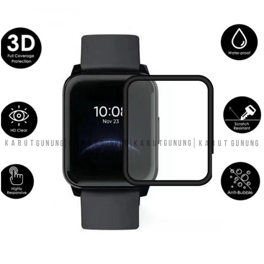 ANTIGORES Screen Protector For Realme Watch 2/2 Pro Film Clear Full Cover Screen