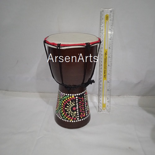 Gendang Jimbe Uk. 25 cm Kendang Djembe Alat Musik Tradisional Mainan Anak