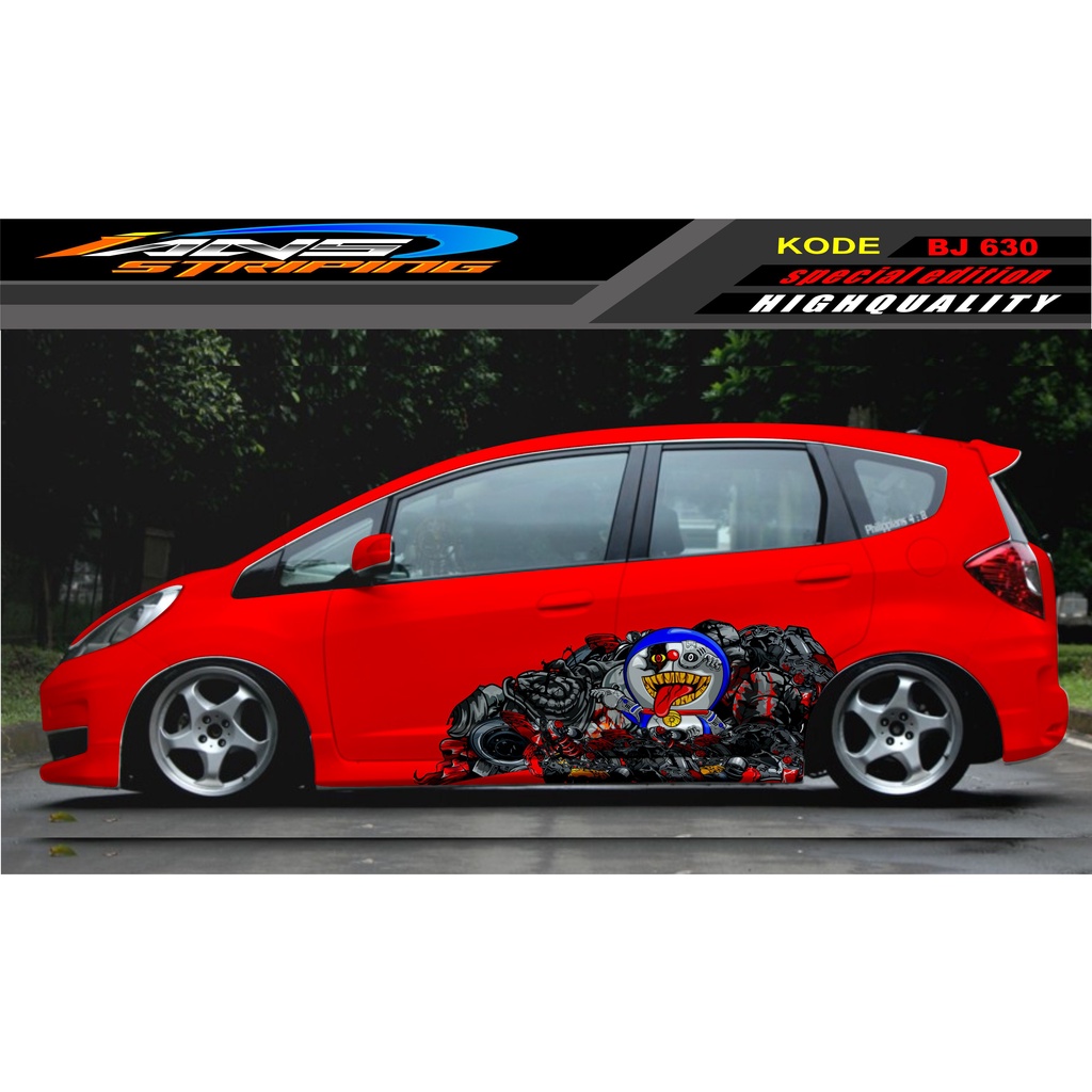 DECAL STICKER MOBIL JAZZ BRIO AVANZA SIGRA YARIS / STIKER VARIASI MOBIL / MODIF STICKER MOBIL 630