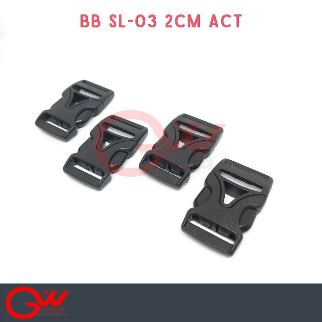 Kunci Sodok / Selot Ukuran 2cm Acetal (BB SL-03)