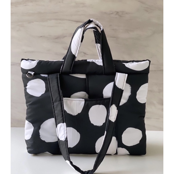 puffbag printed muat laptop