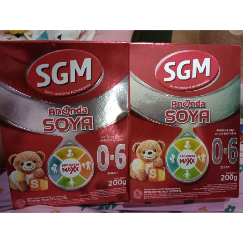 SGM SOYA UNTUK BAYI 0-6 BULAN