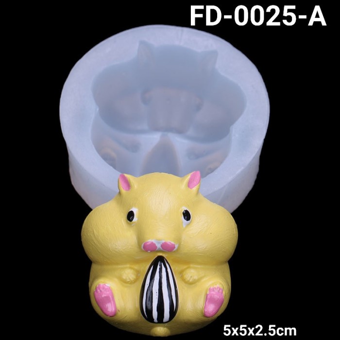 

GR-FD-0025 CETAKAN SILIKON COKLAT PUDING FONDANT HAMSTER GRATIS ONGKIR