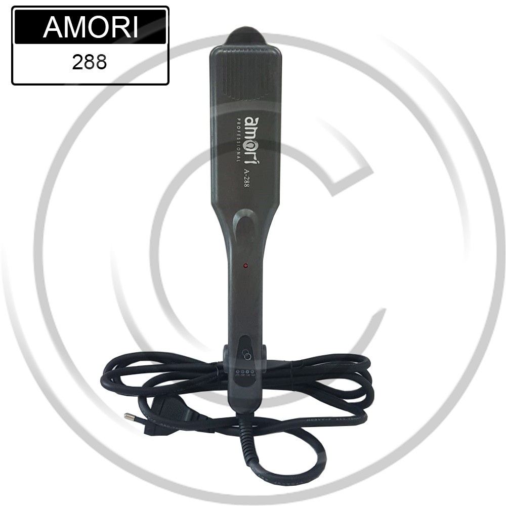 AMORI / AMORI-288 / Catokan Rambut 2in1 Plat Lebar Lurus