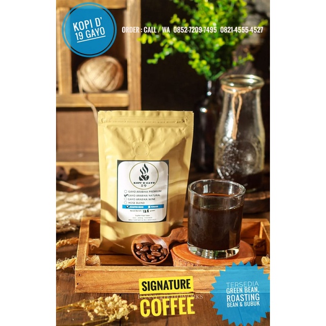 

Green Bean Kopi Gayo Arabika Premium Semi wash