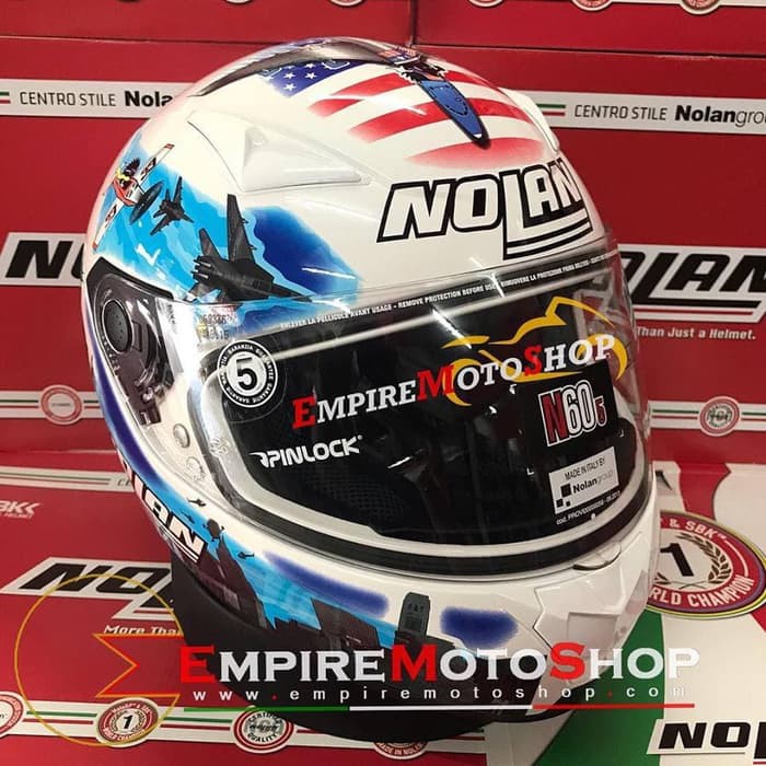 Dijual Helm Nolan N60 - 5 Melandri USA N60.5 N605 Berkualitas