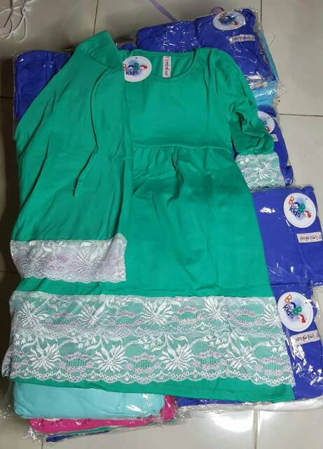 GAMIS RENDAH Baju Muslim Anak Perempuan