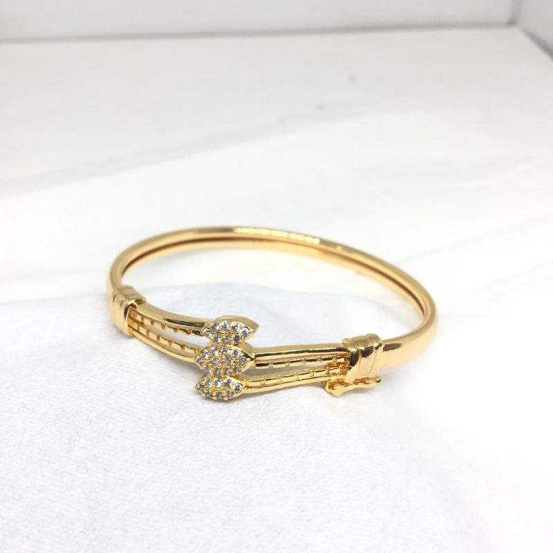 Gelang Bangkok Bangle Bukaan Perhiasan Imitasi Xuping Lapis Emas