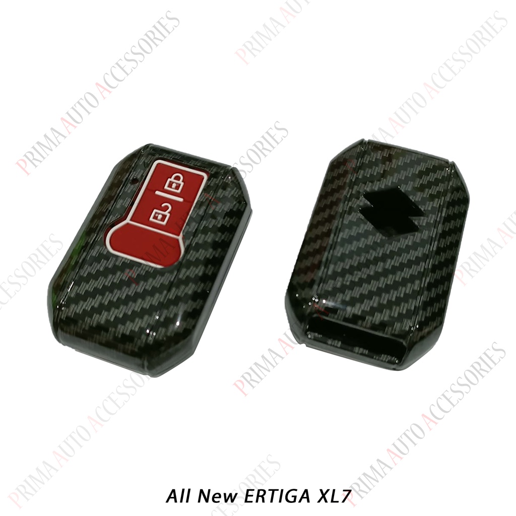 Casing Kunci Remote Mobil Carbon Fiber - All New ERTIGA XL7