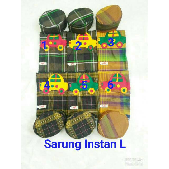 Sarung instan anak wadimor size L