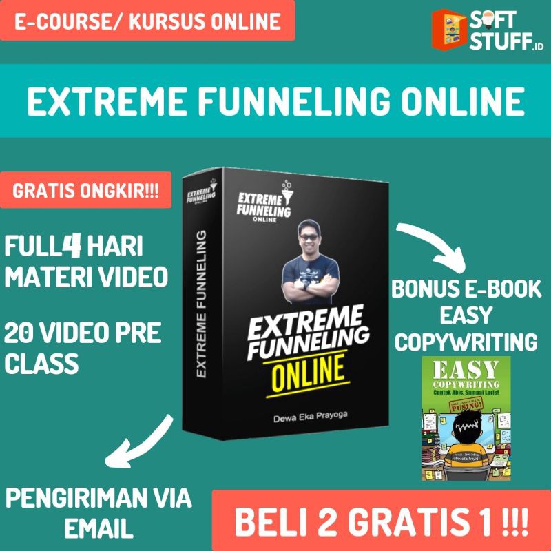 

Ecourse - Extreme Funneling-Jualan Omzet Maksimal
