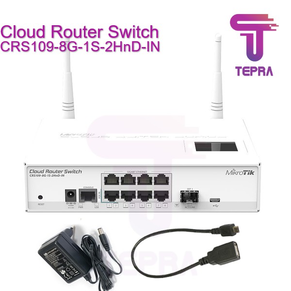 MikroTik CRS 109 8G 1S 2HnD IN CRS109-8G-1S-2HnD-IN