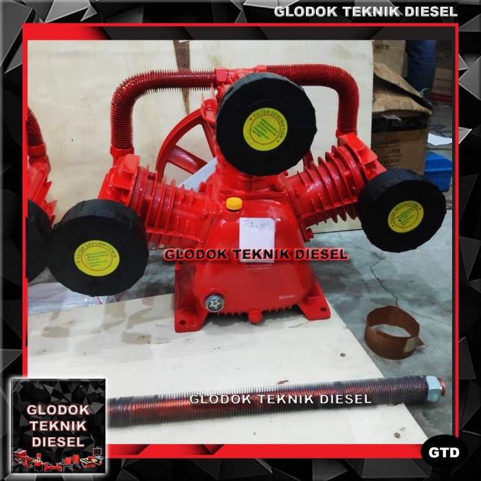 KEPALA KOMPRESOR 7.5 HP 5 HP BARE COMPRESSOR HEADPUMP AIR COMPRESSOR 7,5 HP 5HP 7,5HP 1/2 HP 0.5 HP 