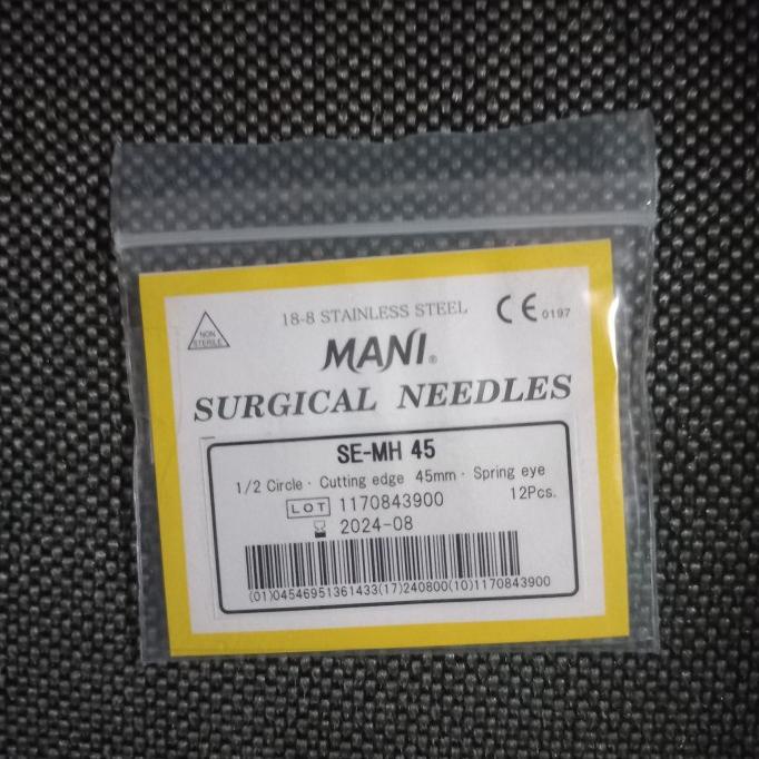 Jarum Bedah Se Mh 45/ Surgical Needle / Jarum Hecting Kulit / Mani