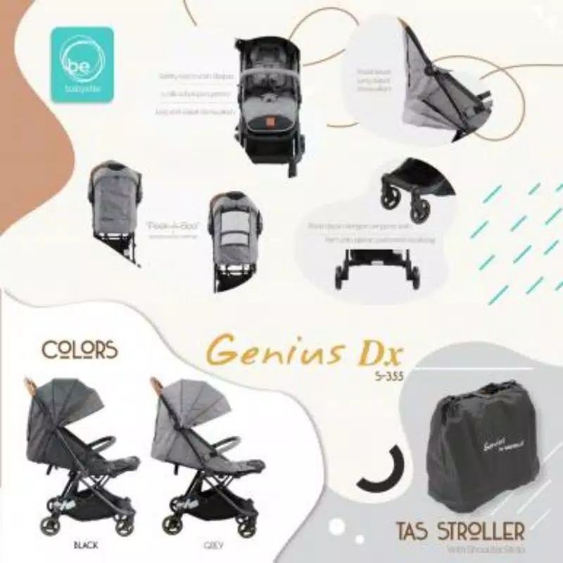 Stroller Babyelle Genius DX S-355 / Kereta Bayi