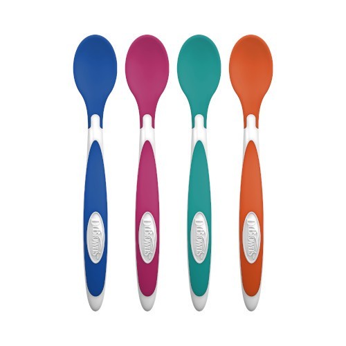 Dr Brown's TempCheck Spoons 4 Pack 4M+