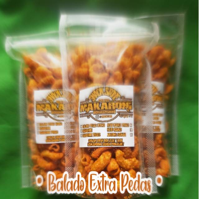 

MAKARONI BANTET 50 GRAM BALADO EXTRA PEDAS