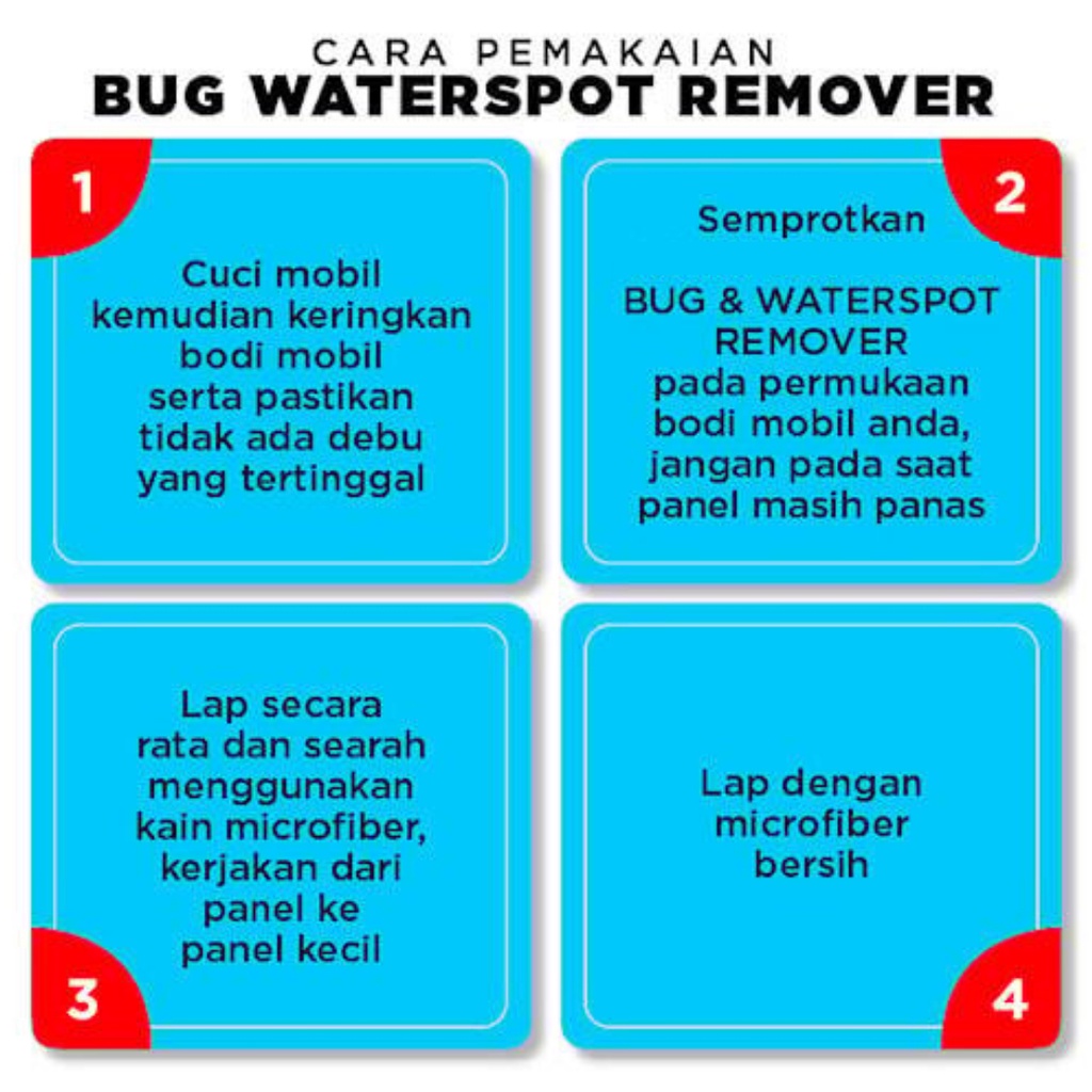 Pembersih Cairan penginclong Perawatan Ajaib Mesin Semua Mobil Motor Universal Cairan Pembersih Jamur dan Kerak Body Mobil, BUG AND WATERPOST R