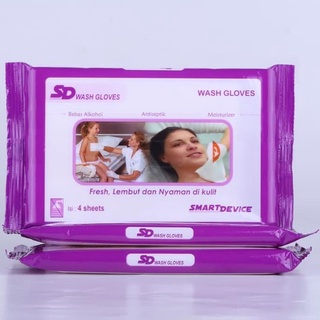 WASLAP ANTISEPTIK / WASH GLOVES / TISSUE ANTISEPTIK / TISSUE MANDI SD HARGA MUMER 100% ORIGINAL