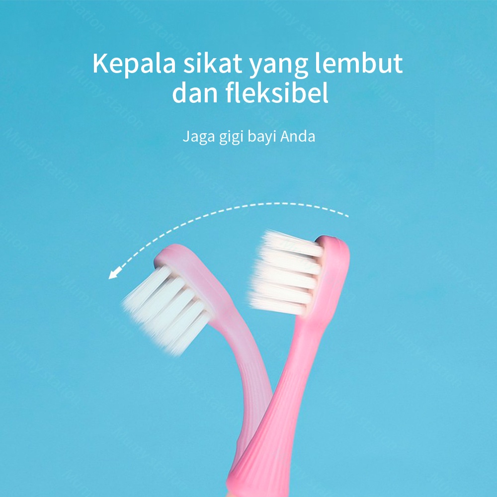 MumyStation Sikat Gigi Anak Bayi /Kids Toothbrush 3 pcs/set 2-6 tahun