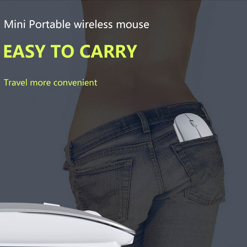 MOUSE WIRELESS SILENT CLICK RECHARGEABLE