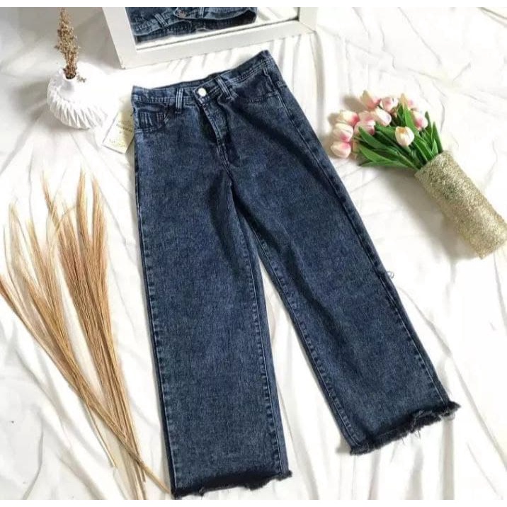 KULOT JEANS RAWIS/KULOT WANITA/CELANA BOYFRIEND KULOT SNOW/KULOT JEANS /KULOT JEANS RAWIS/JEANS WANI