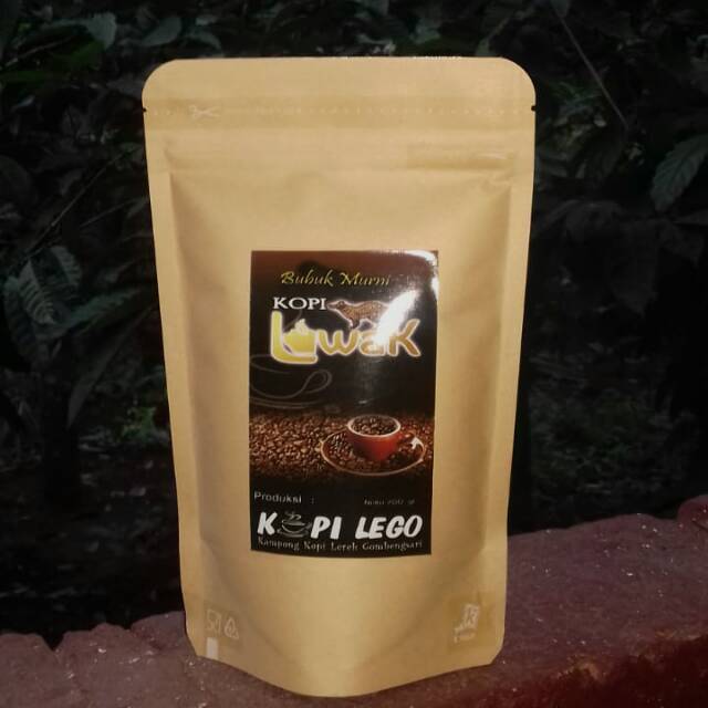 

100% KOPI MURNI| Kopi Luwak | 200gr | Kopi Lego