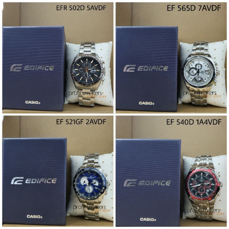 [SALE!!] ORIGINAL Edifice EFR 502D 5AVDF / EF 565D 7AVDF / EF 521GF 2AVDF / EF 540D 1A4VDG Casio