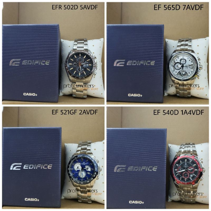 [SALE] ORIGINAL Edifice EFR 502D 5AVDF / EF 565D 7AVDF / EF 521GF 2AVDF / EF 540D 1A4VDG Casio