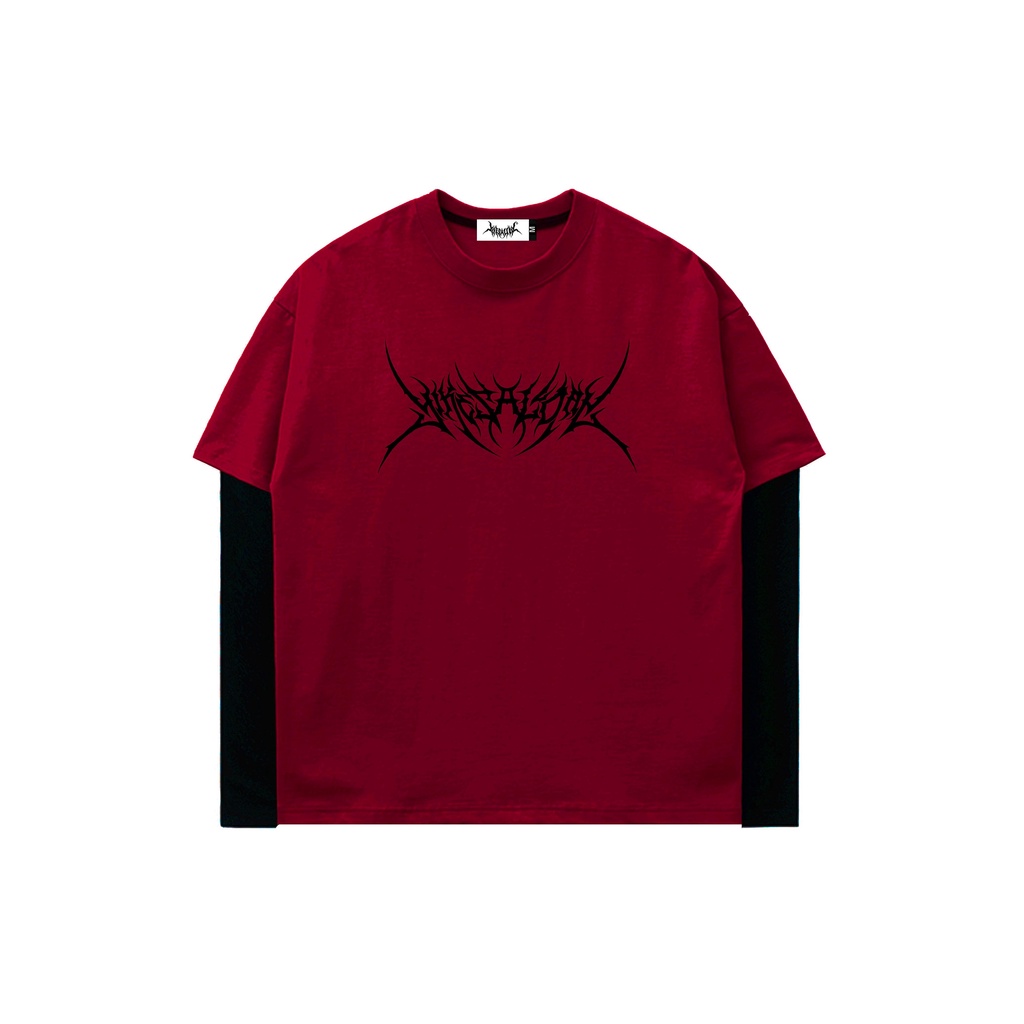 LONGSLEEVE DOUBLE LAYER | GET F*UCKED | RED | YIKESALLDAY