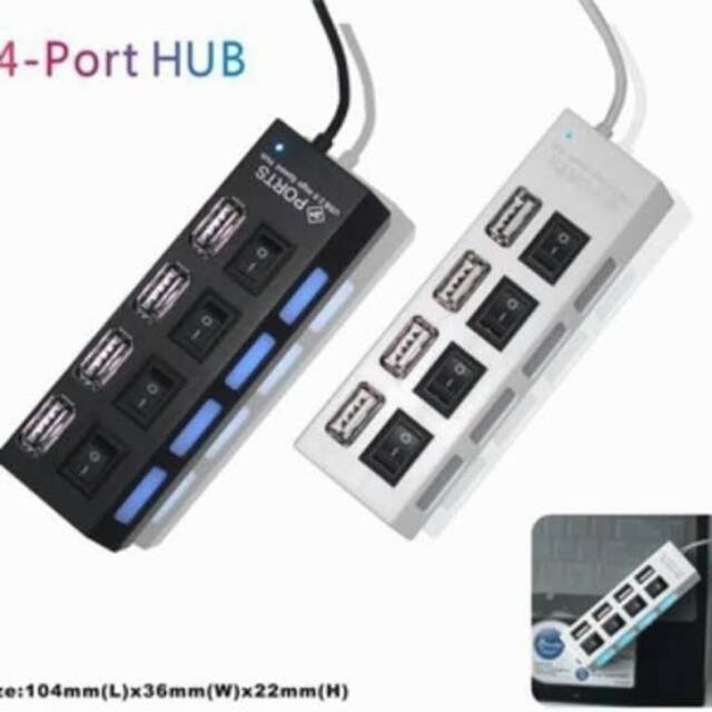 [COD] USB HUB SAKLAR 4 PORT ON/OFF HIGH SPEED / USB HUB SAKLAR 2.0 ORIGINAL