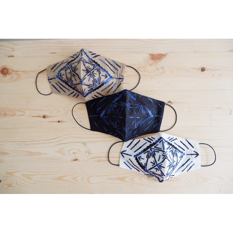 Masker Kain Bordir Ekslusif - Seri Etnik | Exclusive Embroidery Fabric Mask - Ethnic Series