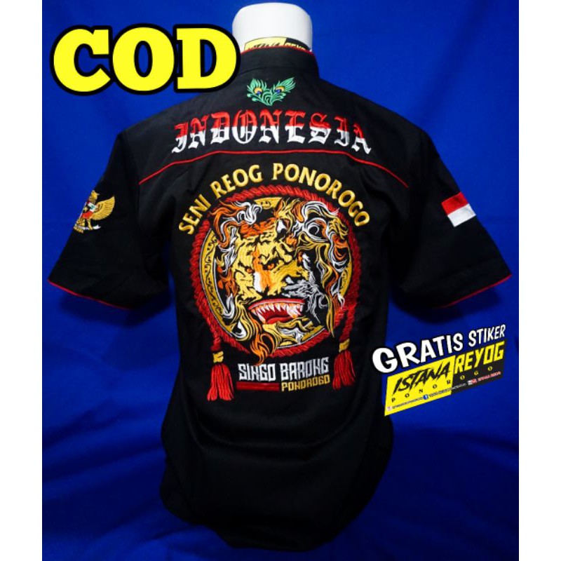 BAJU REOG PONOROGO / BAJU JARANAN /KEMEJA REOG / HEM REOG PONOROGO BARONG  / KAOS BUDAYA / BARONG ANAK