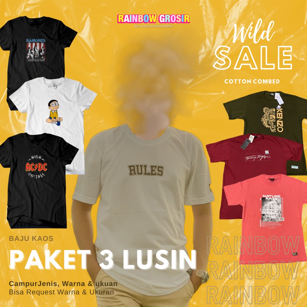 PAKET USAHA KAOS DISTRO GROSIR /PREMIUM