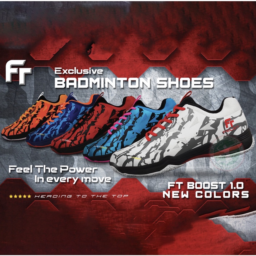 Sepatu Badminton FELET FT BOOST 1.0 1 Original
