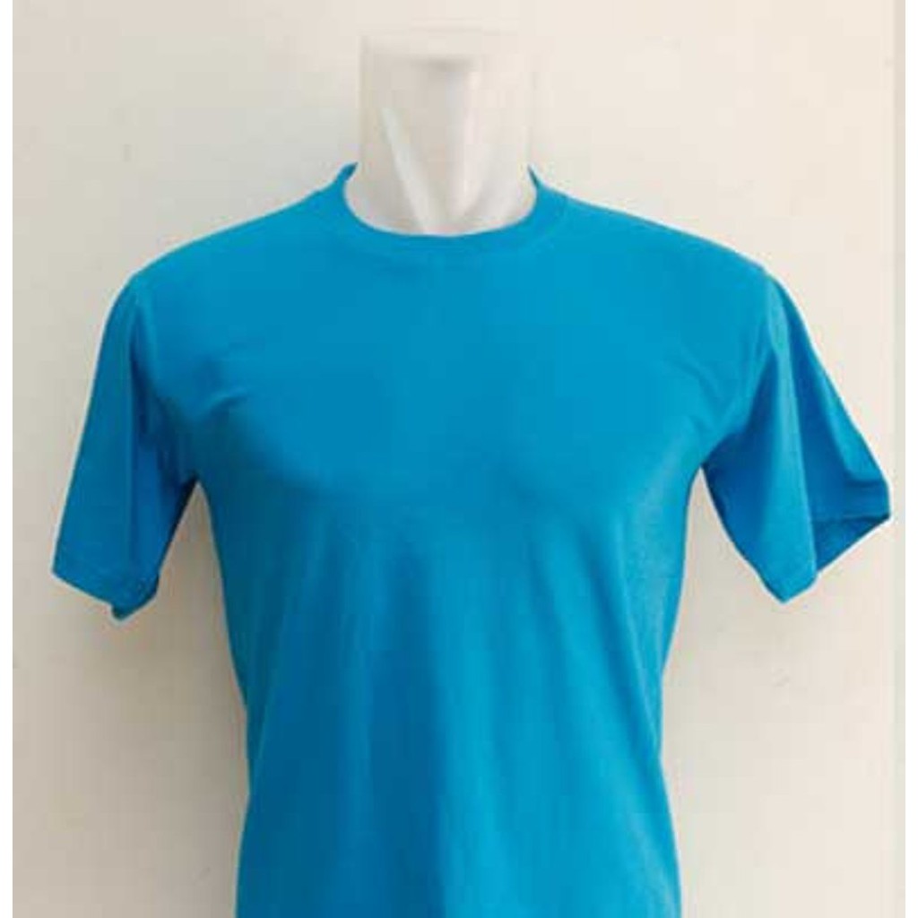 Promo Kaos polos Warna Ukuran S warna Biru Turkish