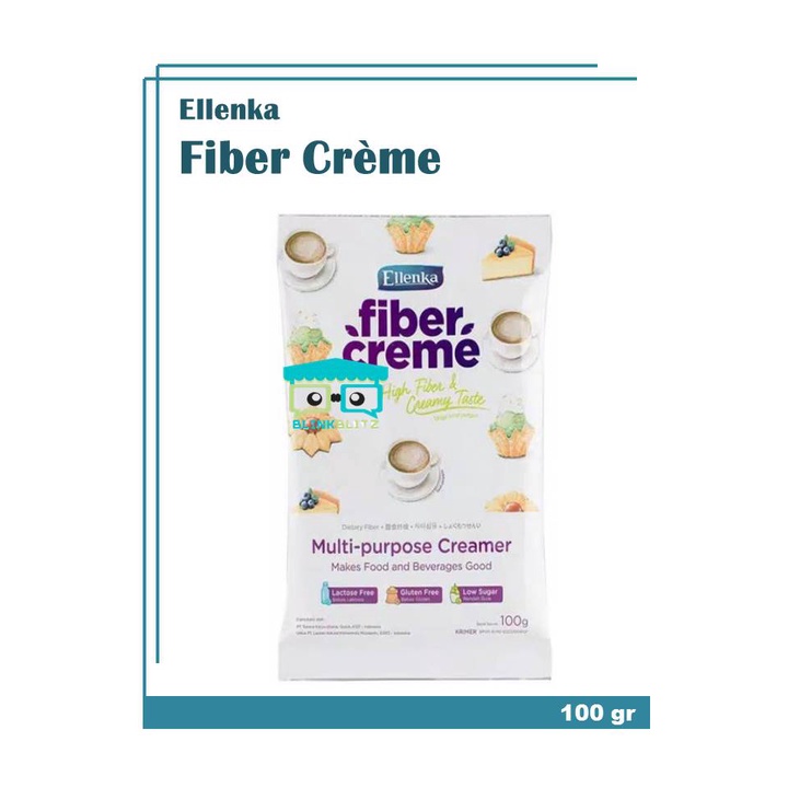 Fiber Creme Ellenka 100 gr Sachet Krimer Pengganti Santan Diet