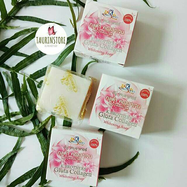 Sabun Kolagen K Brothers Skin Whitening Gluta Collagen Soap
