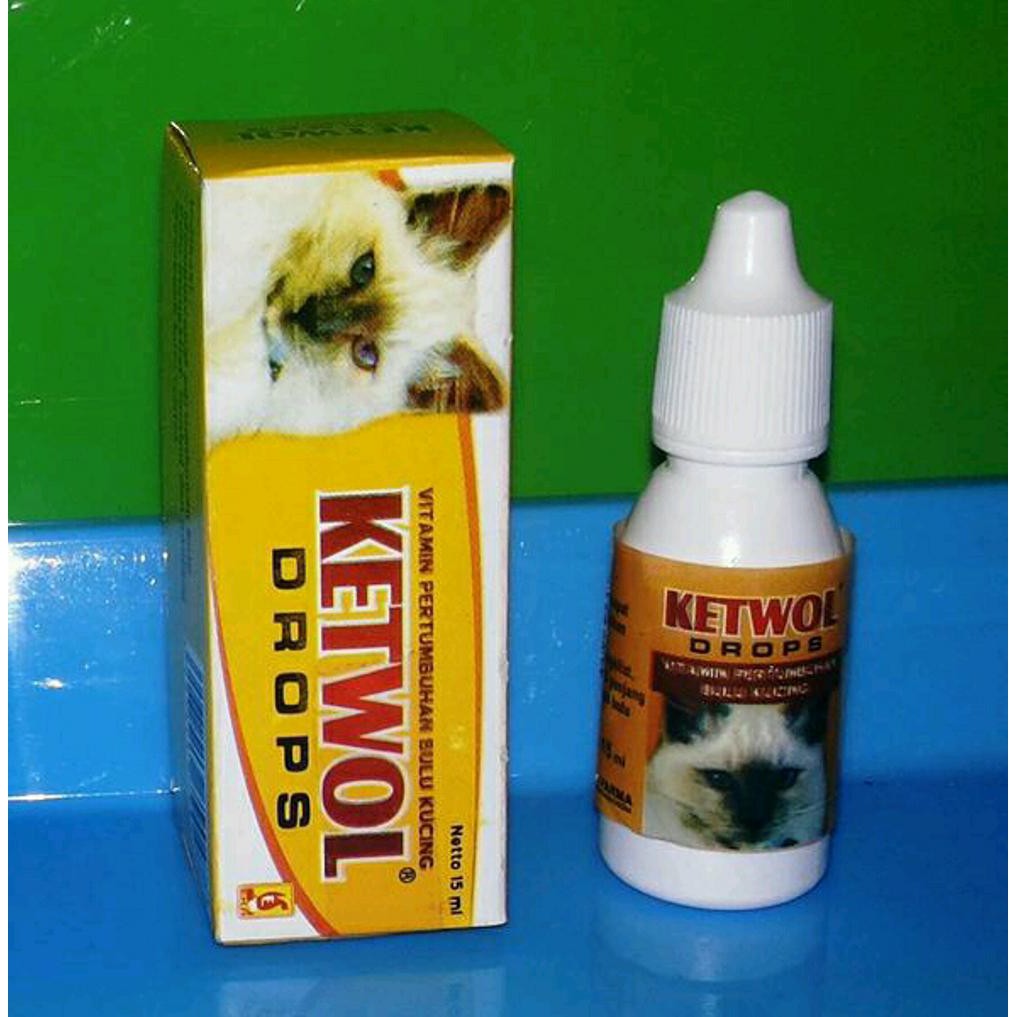 Vitamin Bulu Kucing Ketwol Drops Anti Rontok