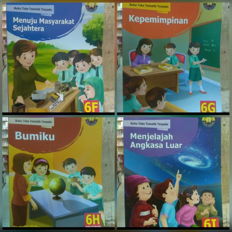 Buku SD Tematik Terpadu 6F, G, H I Revisi Yudhistira