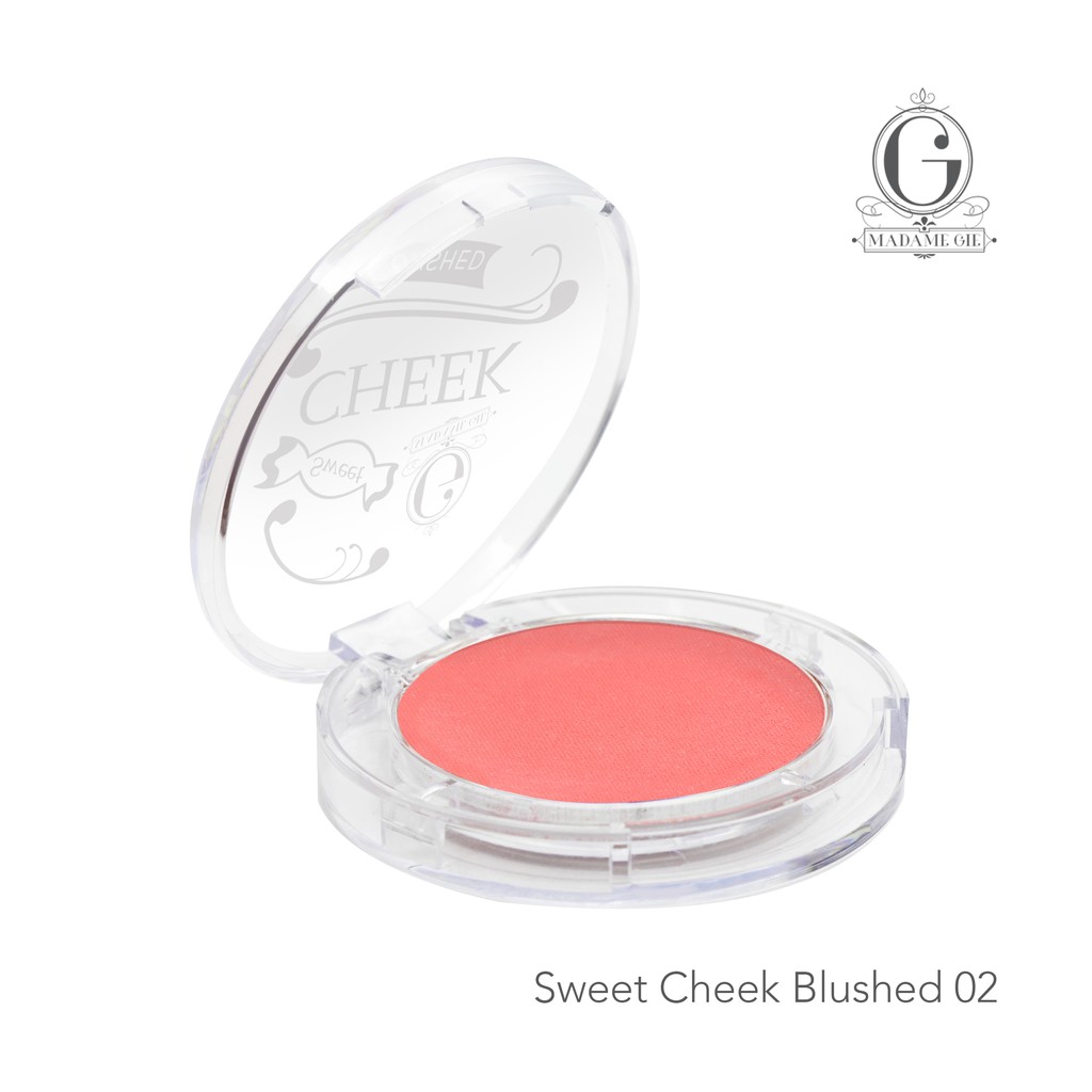 Madame Gie Sweet Cheek Blushed - MakeUp Blush On Powder Matte ...