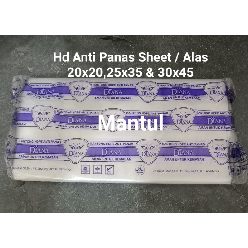 PLASTIK ANTI PANAS SHEET 20X20,25x35 &amp; 30x45 ATP ALAS - TATAKAN