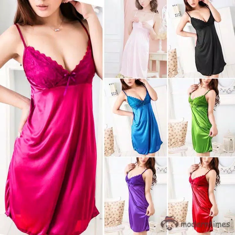 Lingeri Baju Tidur Wanita Cantik Dewasa Sexi Transparan Hot Sexy Brief Negligee Breast Clothes