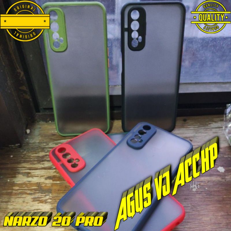 SOFTCASE SILIKON BUMPER CASE AERO NARZO 20 PRO  My CHOICE ANTI SLIP KAMERA