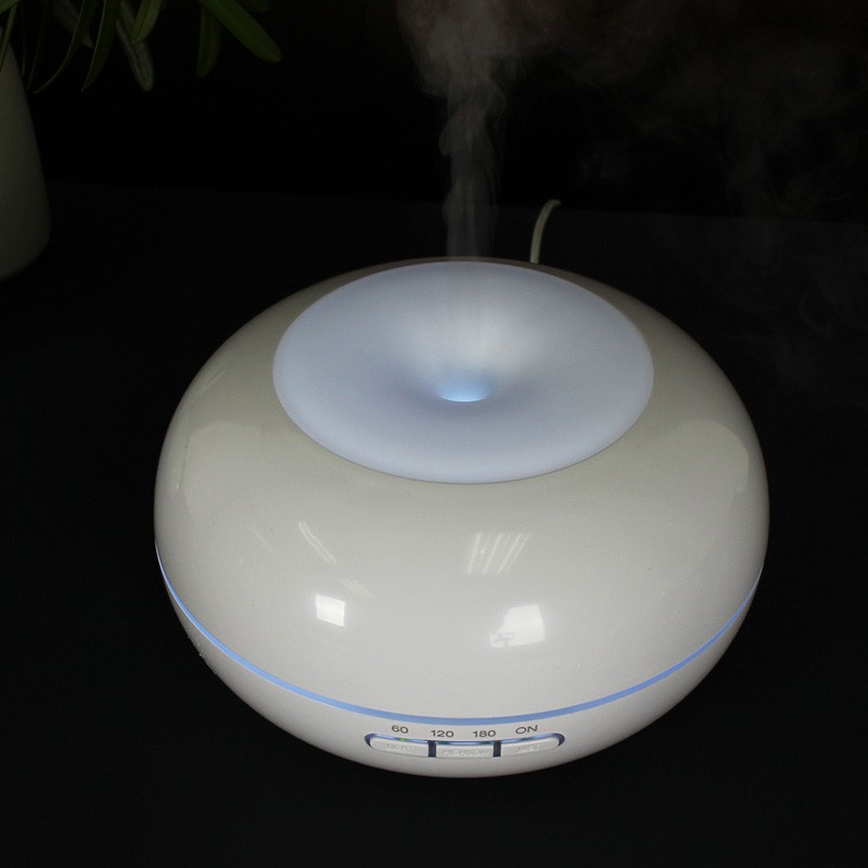 H02 - Essential Oil Diffuser Ultrasonic Cool Mist Aroma Humidifier 7 Colors Mood Light LED 300ml